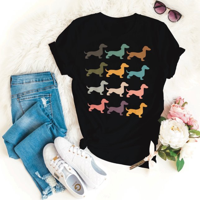 Camiseta Cachorros Dachshund (Criador carregado)