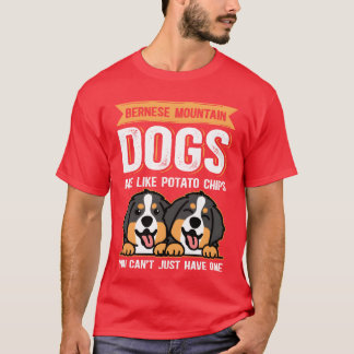 Camiseta Cachorros de Montanha Berneses São Como Cachorros