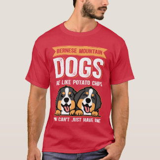 Camiseta Cachorros de Montanha Berneses São Como Cachorros