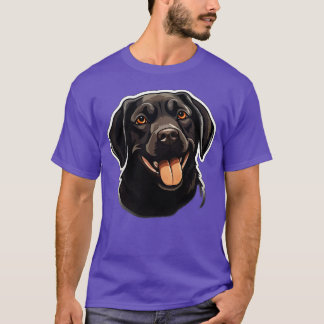 Camiseta Cachorros-de-porco-labrador-preto-cãozinho Chocola