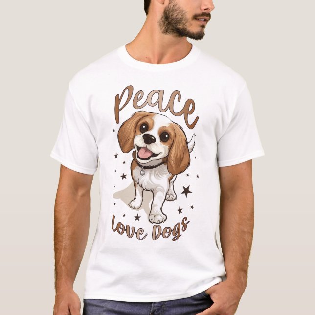 Camiseta Cachorros do Amor pela Paz (Frente)