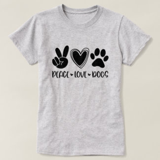 Camiseta Cachorros do Amor pela Paz