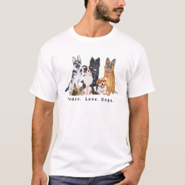 Camiseta Cachorros do Amor pela Paz