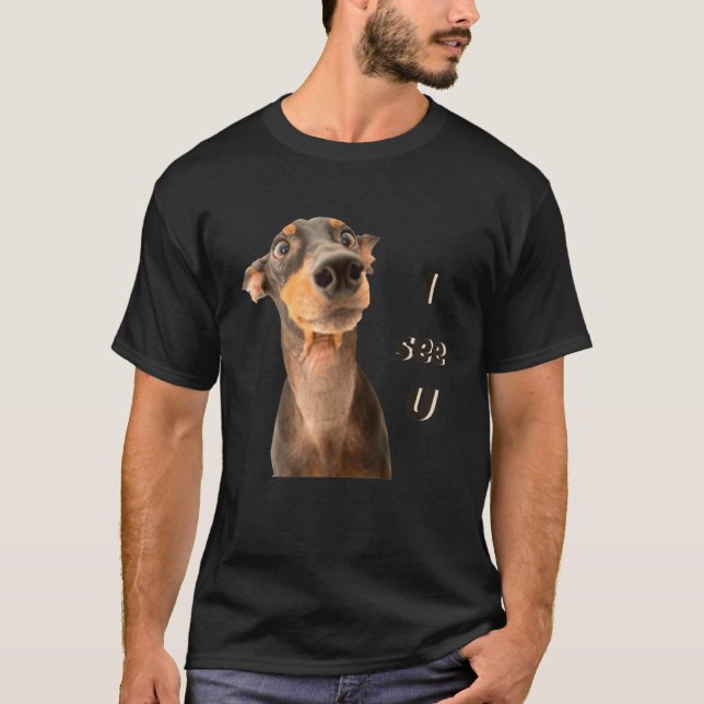Camiseta Cachorros Doberman Criam Cachorros Mulheres E Cria (Frente)