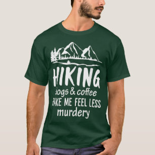 Camiseta Cachorros E Café Me Fazem Sentir Menos Assassinat