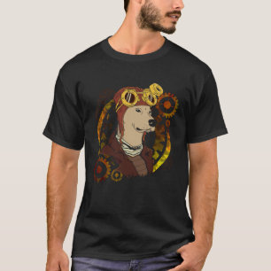 Camiseta Cachorros e Lágrimas de Capacetes Vestindo Aviador