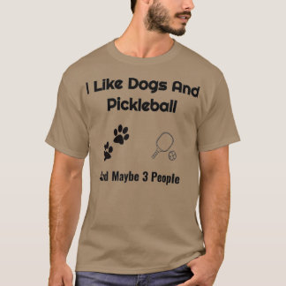 Camiseta Cachorros e Pickleball e meus amigos do Pickleball