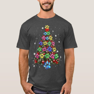 Camiseta Cachorros Engraçados Palha De Natal Decoração De Á