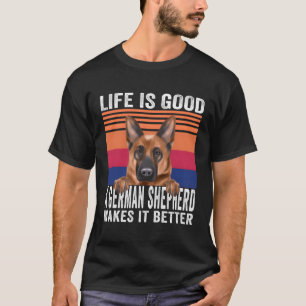 Camiseta Cachorros Ger Shepherd Fazem Sua Vida
