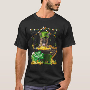Camiseta Cachorros german shepherd Passam Ruas irlandesas E