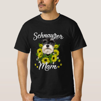 Camiseta Cachorros Mães Dia da Mãe Presente Sunflower Schna