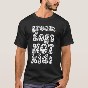 Camiseta Cachorros Não Crianças Vintagem De Groovage