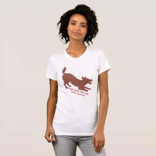 Camiseta Cachorros nunca me mordem, só humanos