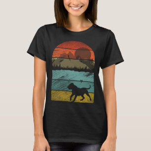 Camiseta Cachorros Pit Bull retrô engraçados e animal fofo