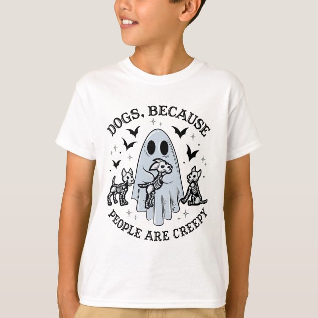 Camiseta Cachorros Porque Pessoas São Engraçados Engraçado  (Frente)
