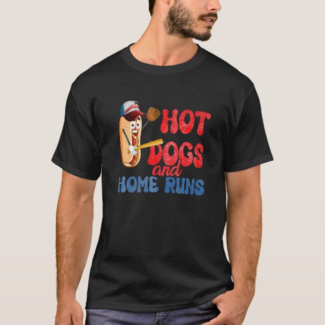 Camiseta Cachorros Quentes E Lar Funcionam Com Toque De Bas (Frente)