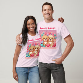 Camiseta Cachorros Românticos: Especial de Namorados