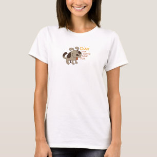 Camiseta cachorros só querem se divertir