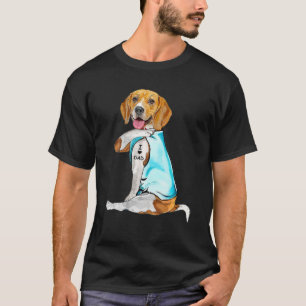 Camiseta Cachorros Tatuagens Eu Adoro Cachorro Pai Sobreviv