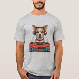 Camiseta Cachorros Turntable Beats