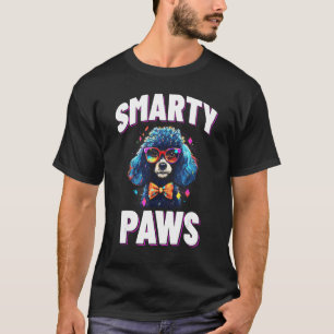 Camiseta Cachorros Vestindo Óculos de Poodle Pws Smarty