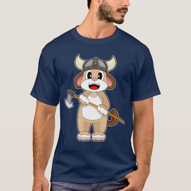 Camiseta Cachorros Vikings Machados (Frente)