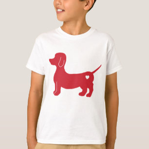 Camiseta Cachshund Dog Lover em Vermelho Cachorro Mãe