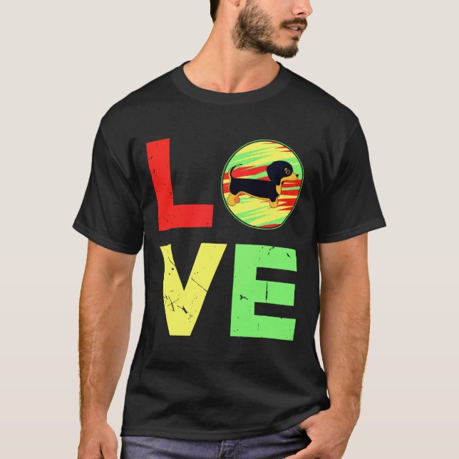 Camiseta Cachshund Dog Mãe Dachshund (Frente)