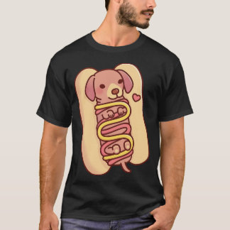 Camiseta Cachshund Hotdog Bun