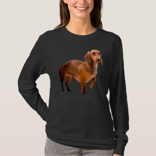 Camiseta Cachshund Weiner Cachorro Mãe Pai Adora Doxie Pupp