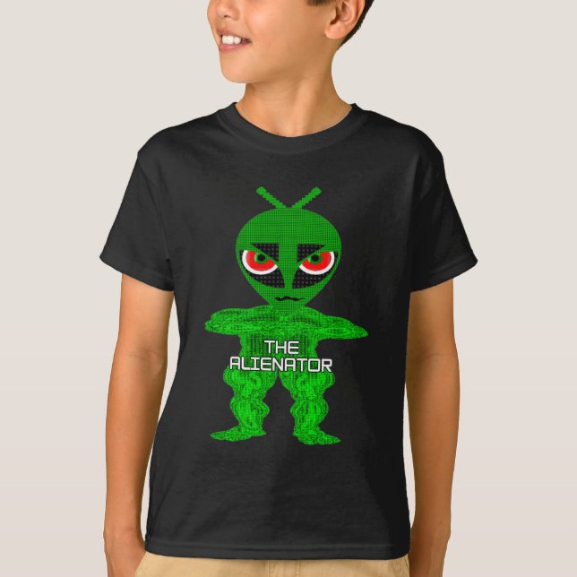 Camiseta Caçoa o caráter de Alienator (Frente)