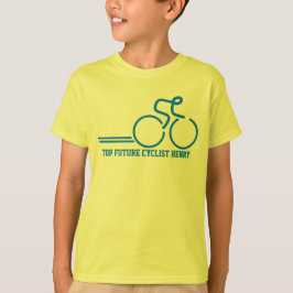 Camiseta Caçoa o ciclista futuro nomeado t-shirt