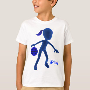 Camiseta Caçoa o t-shirt iPlay do basquetebol