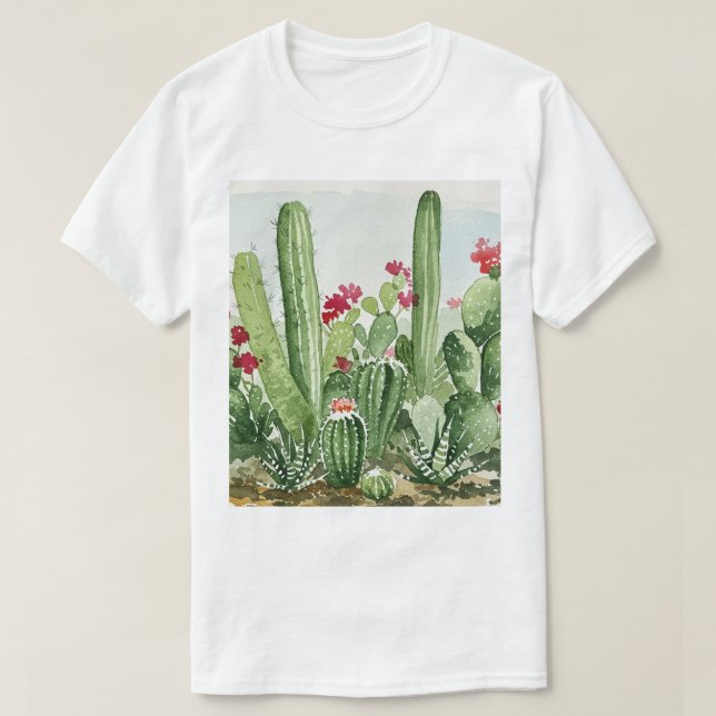 Camiseta Cacti (Frente do Design)