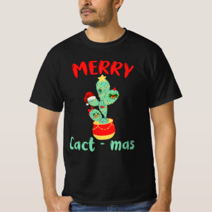 CAMISETA CACTMAS DE FELIZ FUNNADA - DIVERSÃO DE NATAL CACT