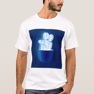 Camiseta Cacto azul