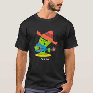 Camiseta Cacto Cantante com Guitarra