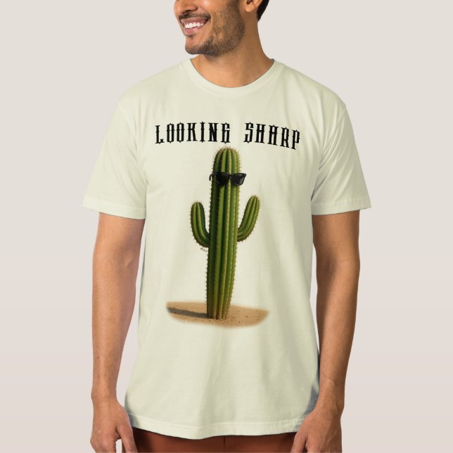 Camiseta Cacto com Óculos Escuros Looking Sharp - ELGIS (Frente)
