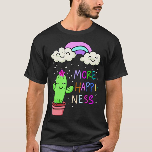Camiseta Cacto engraçado (Frente)