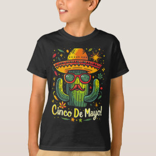 Camiseta Cacto - Engraçado Cinco De Maio Homens Mulheres Mé