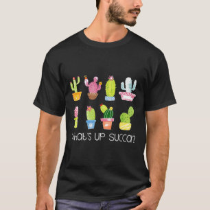 Camiseta Cacto O Que Está Acontecendo Succa Suculentas Jar
