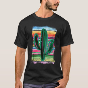 Camiseta Cacto Serape Jardinagem Mexicana Plantas Suculenta