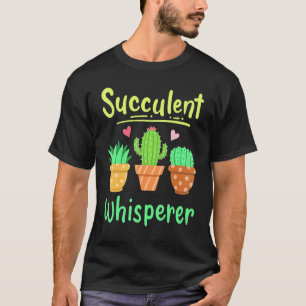 Camiseta Cacto Suculento Plantas Cactos Jardineiro