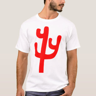 Camiseta Cacto - Vermelho