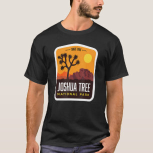 Camiseta Cacto Vintage Retro do Parque Nacional Joshua Tree