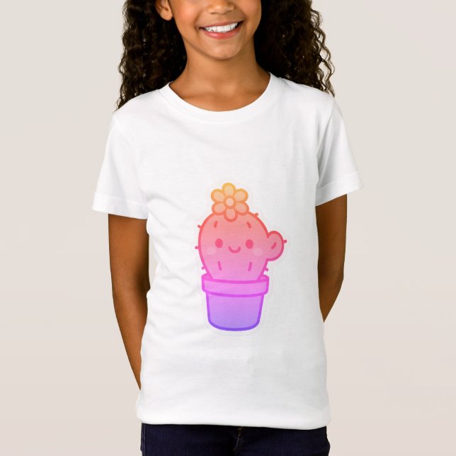 Camiseta Cacto Whimsical (Frente)