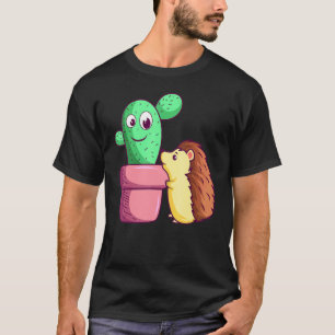 Camiseta Cactoouriço Amor Jardineiro Cactos Jardim Suculent