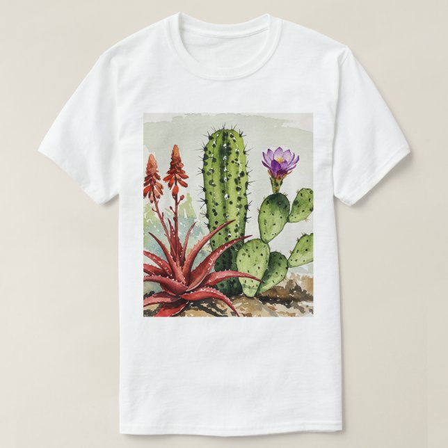 Camiseta Cactos (Frente do Design)