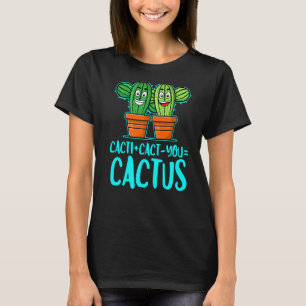 Camiseta Cactos + Cacto Você Cactus Planta Fofa Jardineiro