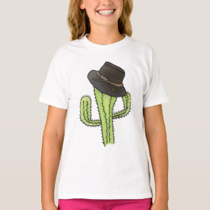 Camiseta Cactos com chapéu